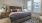 a bedroom with a large bed