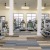 a gym with exercise equipment