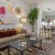 a living room with a couch and coffee table